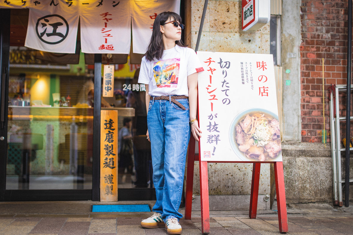 トッピング無料タグTシャツ(宇宙人)