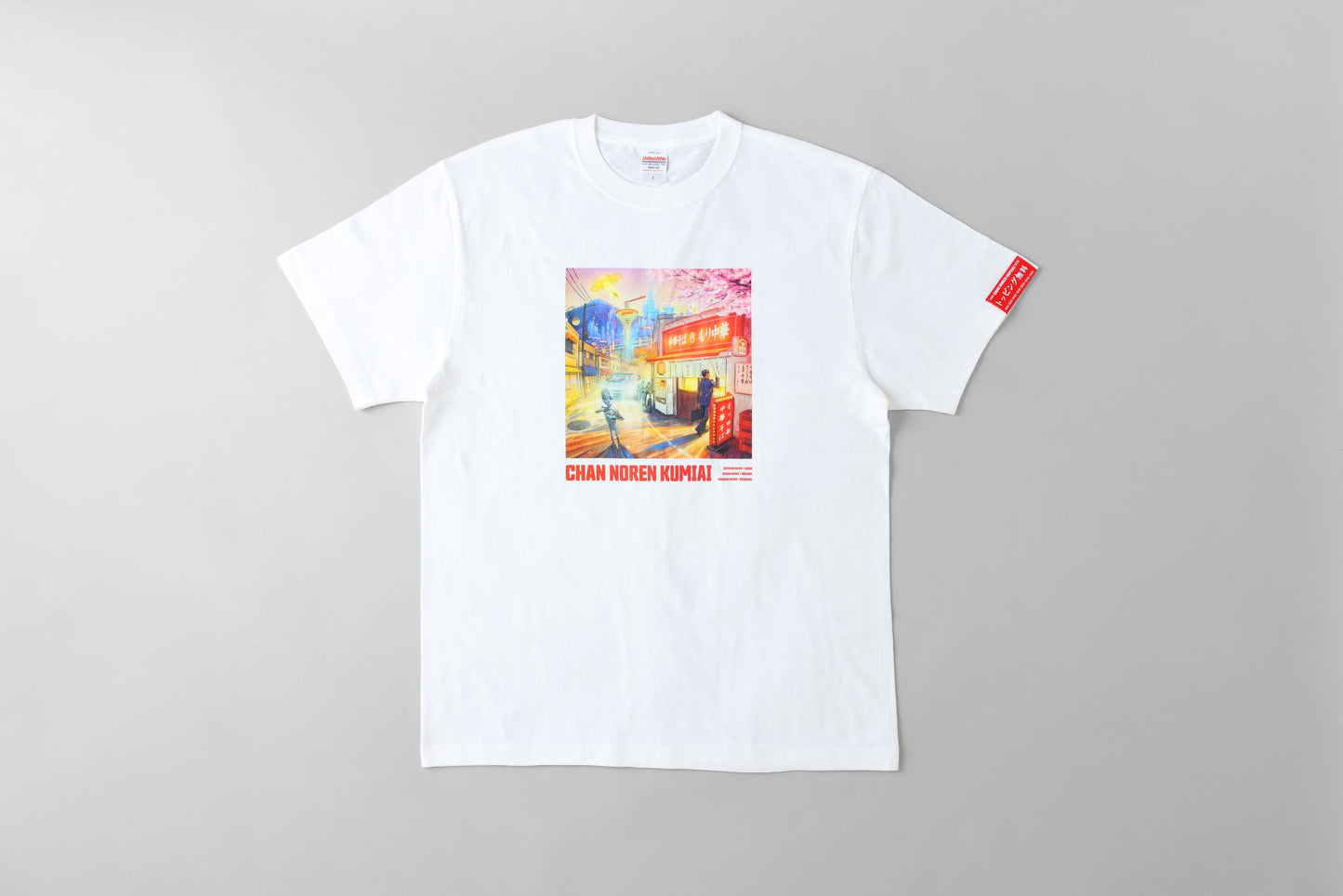 トッピング無料タグTシャツ（宇宙人）